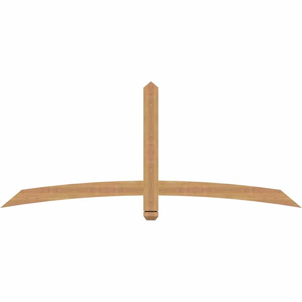 Ekena Millwork Bellingham Timber Gable Bracket, Western Red Cedar, 72"W x 30"H x 1 1/2"D x 3 1/2"F, 10/12 Pitch GBW072X30X0204BEL00SWR - main